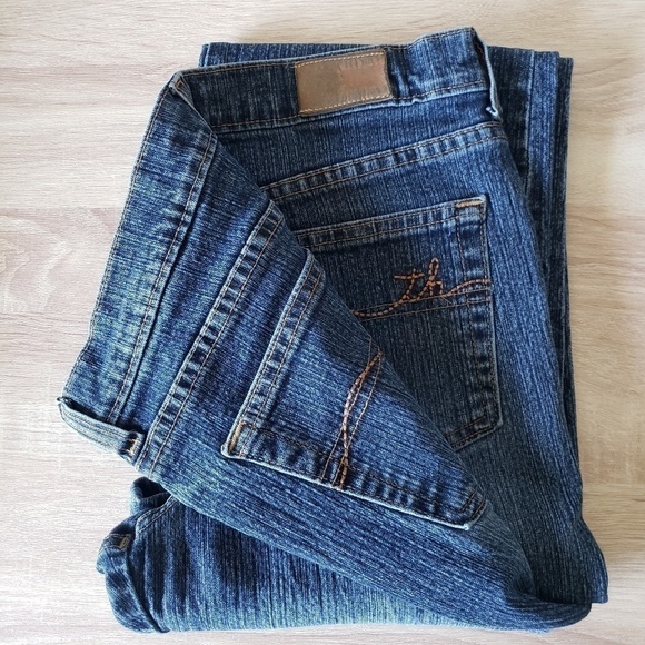 Women's Tommy Hilfiger size 31 Bootcut Jeans Flawed - Picture 3 of 8